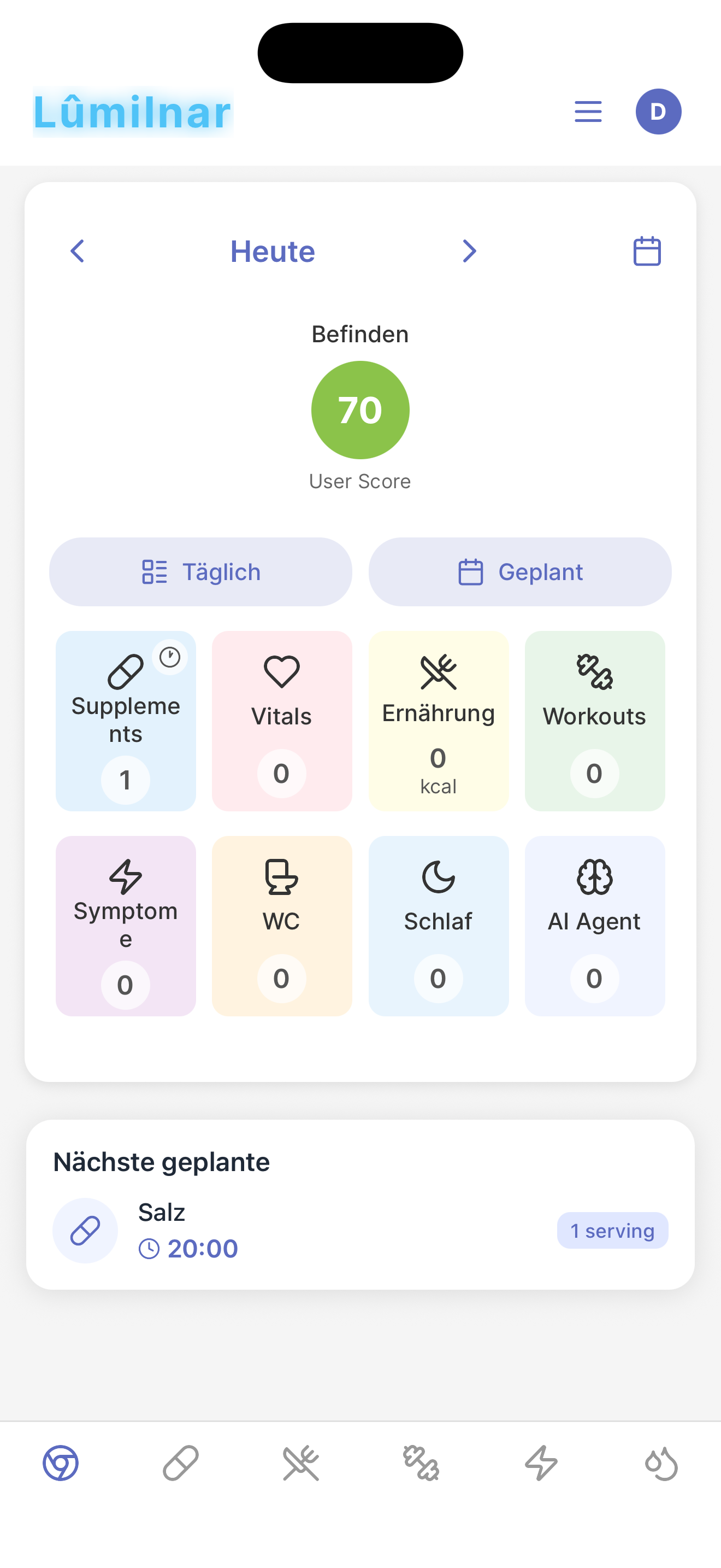 Lumilnar App Screenshot
